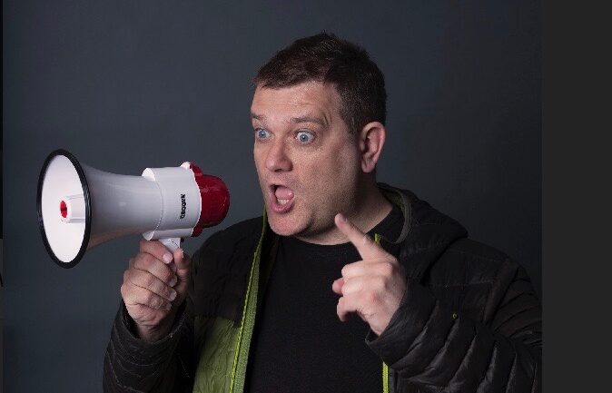 Newcastle comic, Gavin Webster