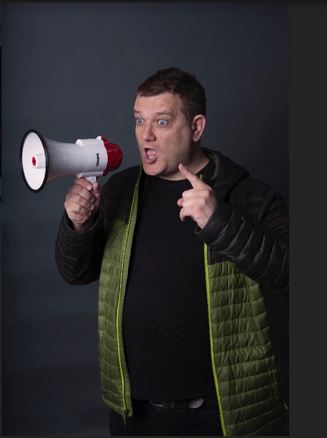 Newcastle comic, Gavin Webster