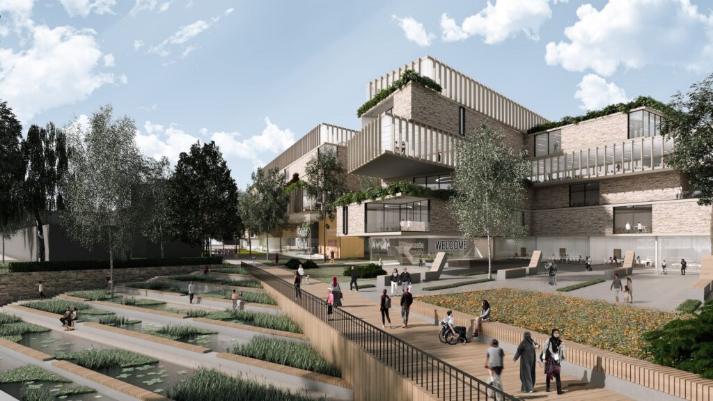 How a health innovation neighbourhood might look in Newcastle